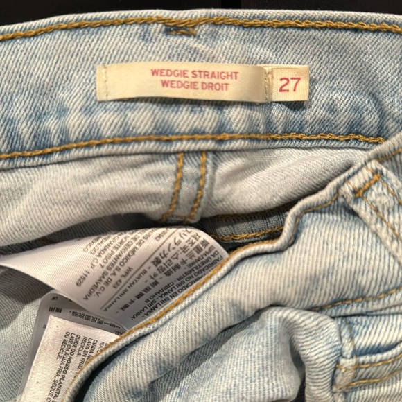Levi wedgie straight Blue Jeans | Size 27 - Picture 3 of 3